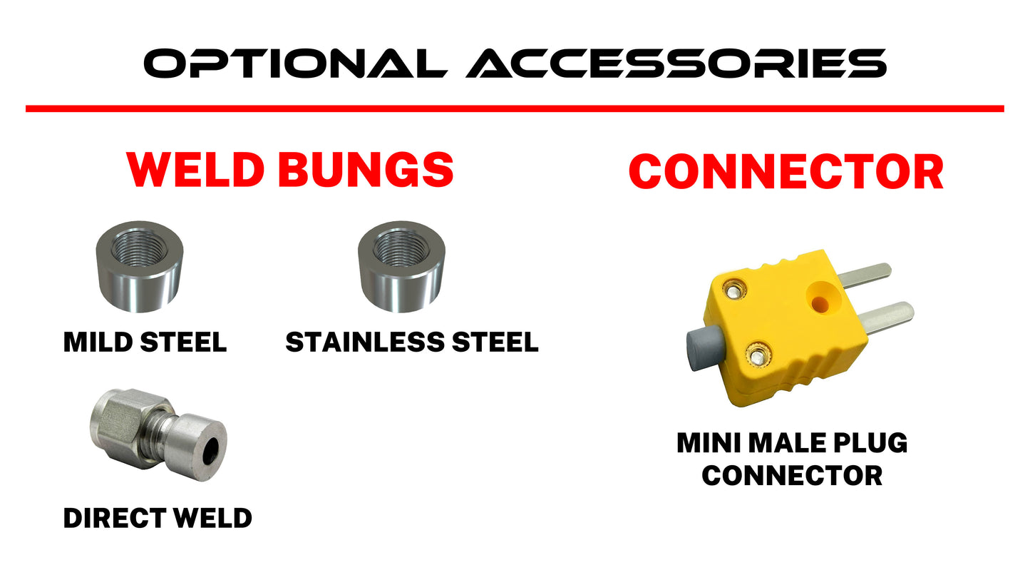 EGT Probe - Diesel - Commercial Industrial Duty - 3/16" Diameter